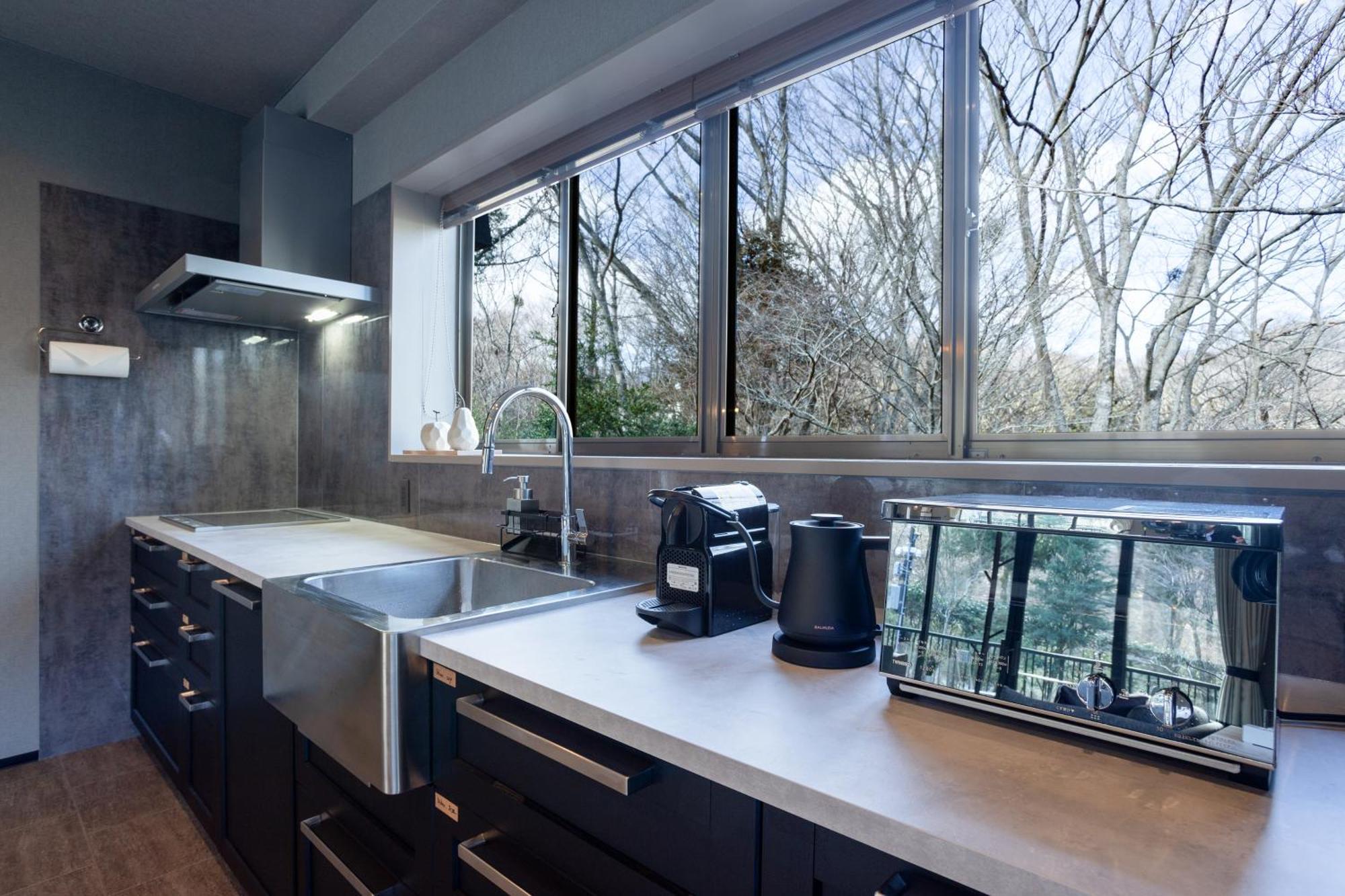 源泉かけ流し 白濁 Forest Sengokuhara Ferienhaus Hakone